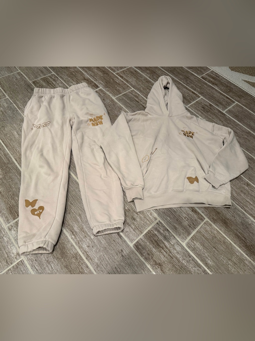 ELEVATED FAITH MADE NEW SWEATSHIRT HOODIE SWEAT PANTS OUTFIT SET